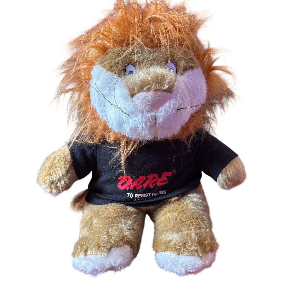 D.A.R.E. Daren The Lion - Stuffed Plush Animal Lion DARE
